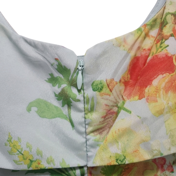 Baker By Ted Baker Girls Chadie Wallpaper Floral Dress Size 14 School Party ** - Picture 9 of 13